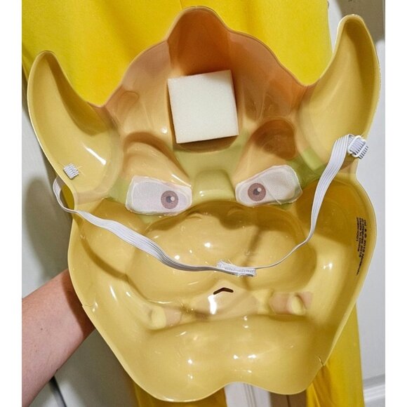 Bowser Kids Costume 10-12 Super Mario Mask Villain Game Gaming Nintendo Hallowee - Picture 7 of 9